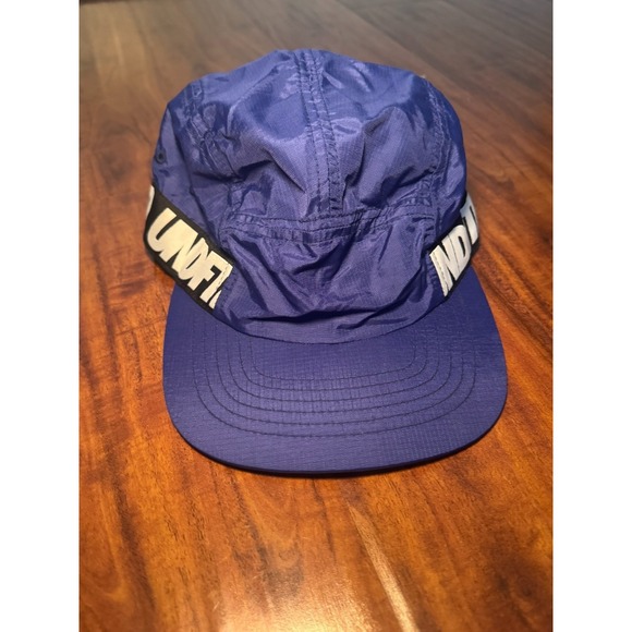Undefeated Purple 5 Panal Hat Polyester Nylon Blend SAMPLE Strapback - Picture 1 of 5